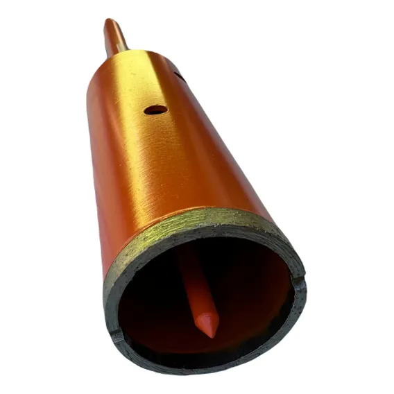 Serra Copo Diamantada Extra Longa Laranja 53mm Alvenaria Foto 1