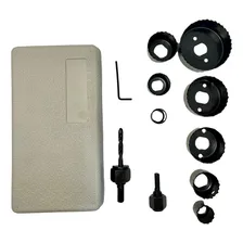 Serra Copo Kit Para Madeira Gesso Pvc 11 Peças + Maleta Foto mini  2