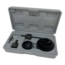 Serra Copo Kit Para Madeira Gesso Pvc 11 Peças + Maleta Foto  mini 1