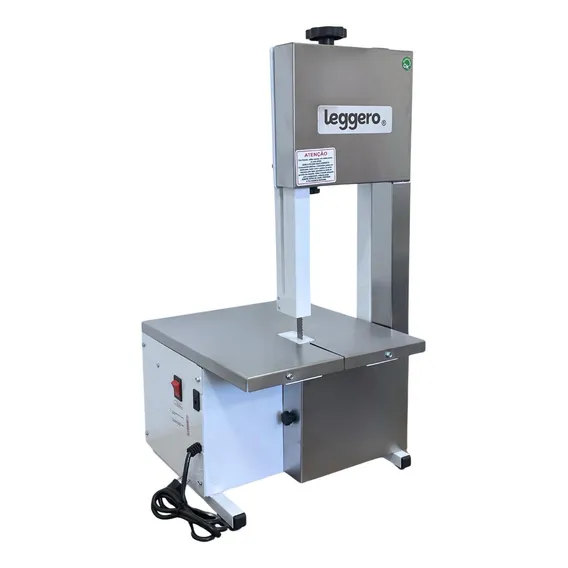 Serra Fita Bancada Açougue Carne Osso 1,46 Semi Inox Leggero Foto 1