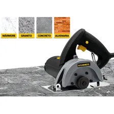 Serra Mármore 4.3/8 Pol 110mm 1100w Para Concreto 220v Sm1100 Hammer Foto mini 3