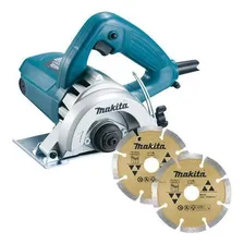 Serra Mármore Makita 4100nh3zx2 1300w 2 Discos De Corte 127v Foto mini 1