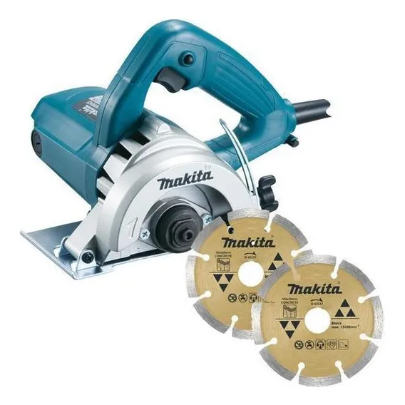 Serra Mármore Makita 4100nh3zx2 1300w 2 Discos De Corte 127v Foto 1