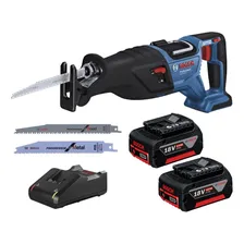 Serra Sabre 18v Gsa185-li 2 Baterias Carregador Bivolt Bosch 127/220v Foto mini 1