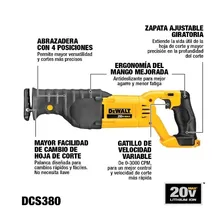 Serra sabre elétrica sem fio DeWalt DCS380B-B3 20V Foto mini  2