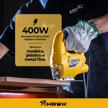 Serra Tico Tico 400W com Jogo de 5 Laminas Vonder Profissional P/ Madeira Alumínio E Aço Foto mini  2