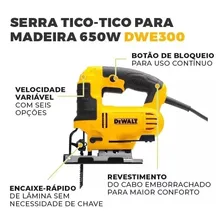 Serra tico-tico DeWalt DWE300BR 650W 127V Foto mini 2
