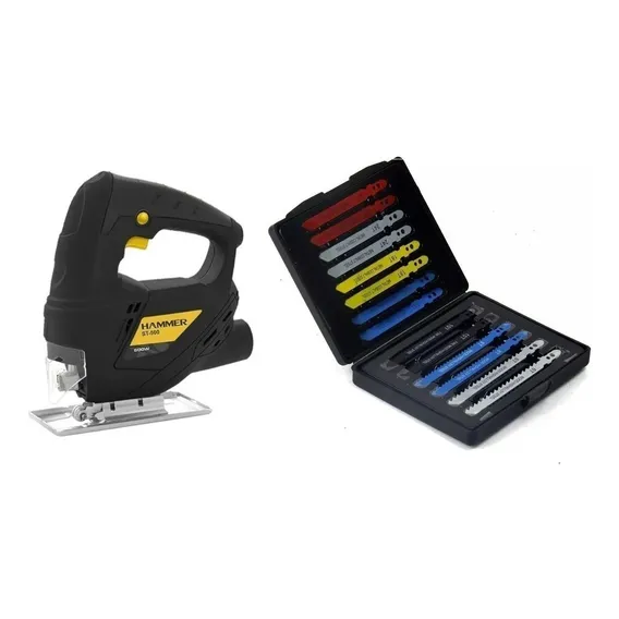 Serra Tico Tico Hammer 500w + Kit Serra Tico Tico 14 Lâminas 110v Foto 1