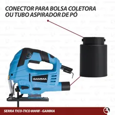 Serra Tico-tico Pendular A Laser 800w G1942 Gamma Marceneiro Cor Azul 220V Foto mini 3