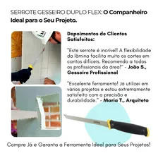 Serrote Gesseiro Duplo Lotus Flex Profissional Foto mini  3