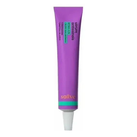 Sérum Antissinais Retinol e Ácido Hialurônico 30g Sallve Foto 1