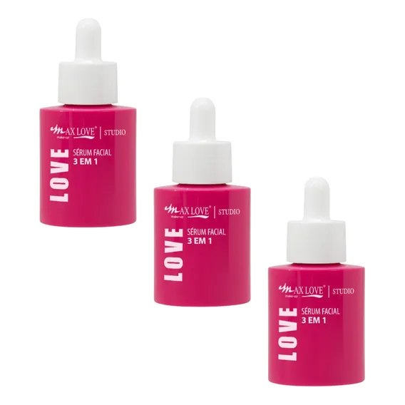 Sérum Facial 3 Em 1 Vitamina C Ácido Hialurônico Kit C/3 Un Foto 1