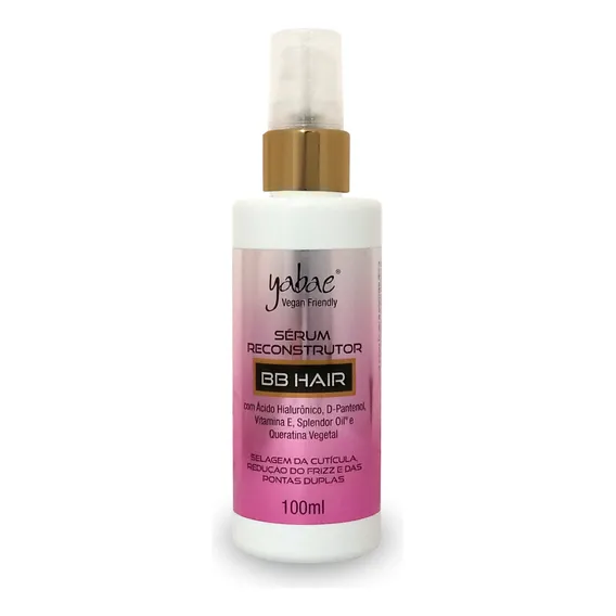 Sérum Reconstrutor Capilar BB Hair 100ml Yabae Foto 1