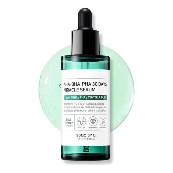 Serum Some By Mi Aha Bha Pha 30 Days Miracle Anti Acne 50ml Cosmética Coreana Foto 1