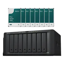 Servidor Nas Synology Diskstation Ds1821+ Com 32tb ( 8 Hds Synology 4tb ) Cor Preto Foto mini 1