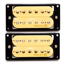 Set Captadores Humbucker Creme Com Moldura Powered By Lace Foto  mini 1