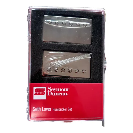 Set Captadores Seymour Duncan Seth Lover Set Nickel - Usa Cor Prateado Foto 1