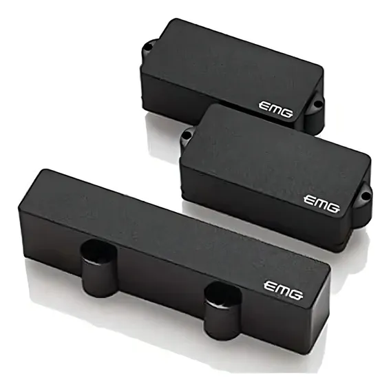 Set De 3 Captadores Emg Ativo P5j 5 Cordas black Foto 1