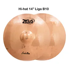 Set De Pratos Zeus Evolution Setc Hi-hat 14 Crash 16 Ride 20 Foto mini 4