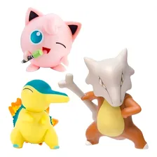 Set Pokémon Cyndaquil,jigglypuff Marowak 2603 Foto mini 2