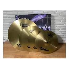 Set Pratos Waldman Harmony Hh 14, Crash 16, Ride 20 Com Foto mini  3