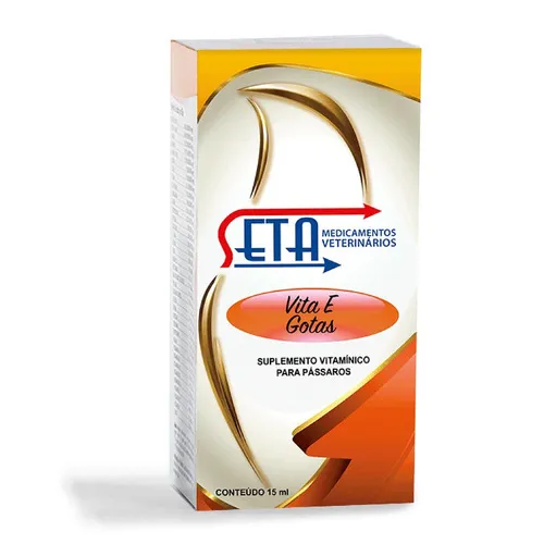 Seta Vitamina E Gotas Suplemento VitamÃnico Para Aves 15ml Foto 1