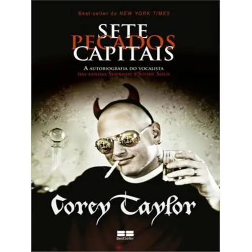 Sete pecados capitais, de Taylor, Corey. Editorial BestSeller, tapa mole en português Foto 1