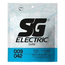 Sg Encordoamento P/guitarra 09 Extra Leve 1ª Extra Foto mini  3