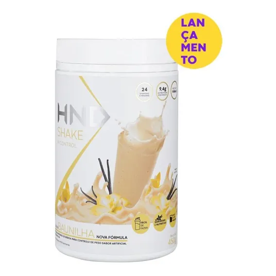 Shake H-control Sabor Baunilha Hinode Hnd 450g Foto 1