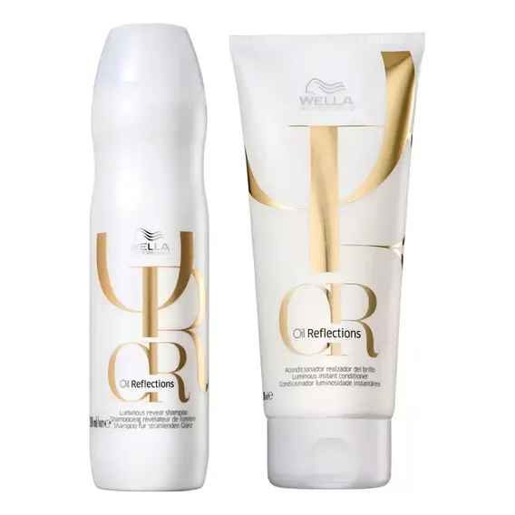 Shampoo 250ml + Condicionador 200ml Wella Oil Reflections Foto 1