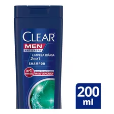 Shampoo Anticaspa Limpeza Diária 2 em 1 Clear 200ml Foto mini 1