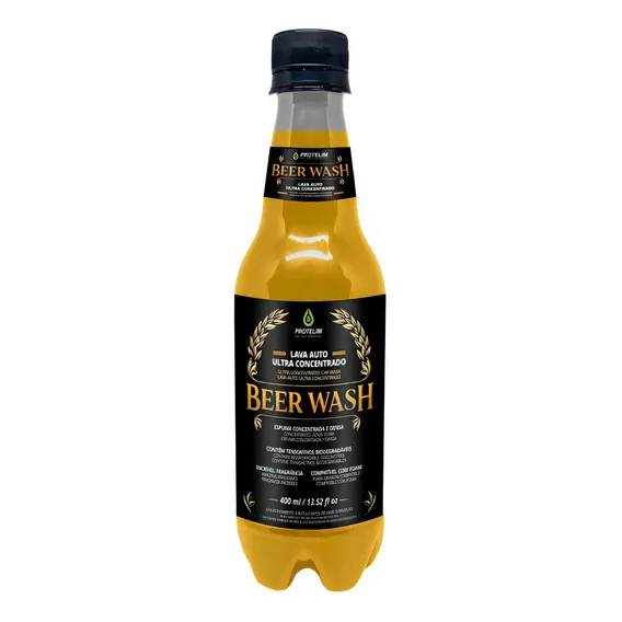 Shampoo Automotivo Concentrado Beer Wash 400ml Protelim Foto 1