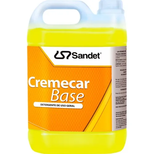 Shampoo Automotivo Cremecar Base Concentrado Sandet 5Lts Foto 1