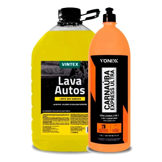 Shampoo Automotivo Lava Auto 5l Cera Carnauba Express Vonixx Foto 1