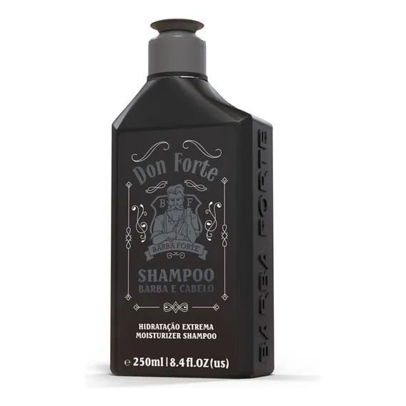 Shampoo Barba Cabelo Hidratação Extrema Barba Forte Foto 1