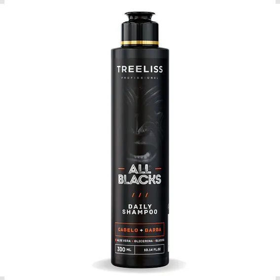 Shampoo Barbearia Premium Daily All Blacks 300ml Tree Liss Foto 1