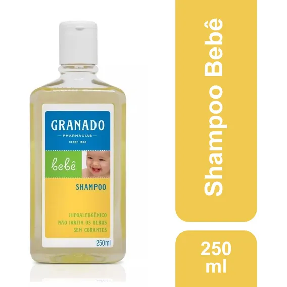 Shampoo BebĂȘ Tradicional 250ml Granado Foto 1