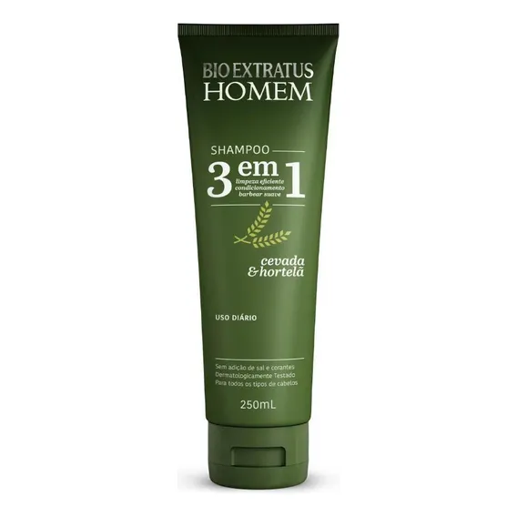 Shampoo Bio Extratus 3 Em 1 250ml Foto 1