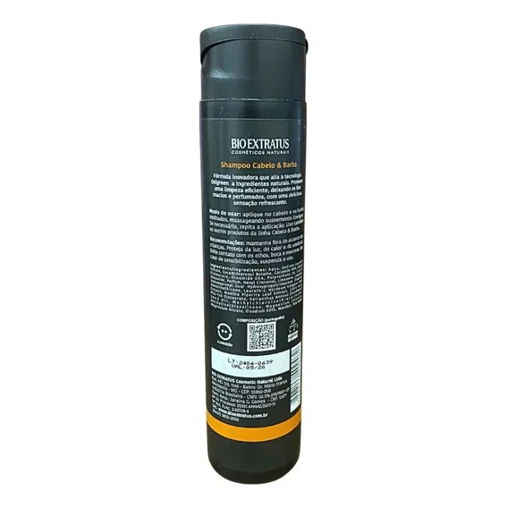 Shampoo Bio Extratus Homem Cabelo & Barba - 300ml Foto 1