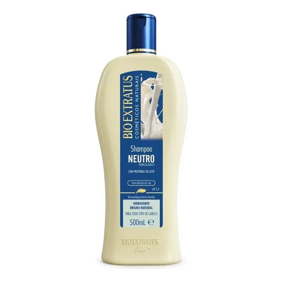 Shampoo Bio Extratus Neutro Perolado Brilho Natural 500ml Foto 1