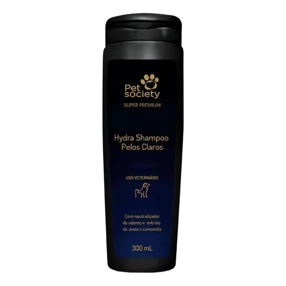 Shampoo Branqueador Pelos Claros CĂŁes E Gatos Pet Society Foto 1