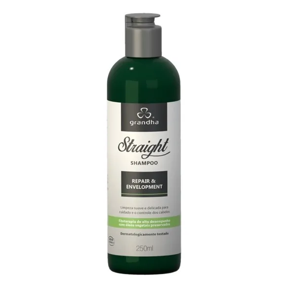 Shampoo Cabelos Secos Grandha Straight Repair Envelopment Foto 1