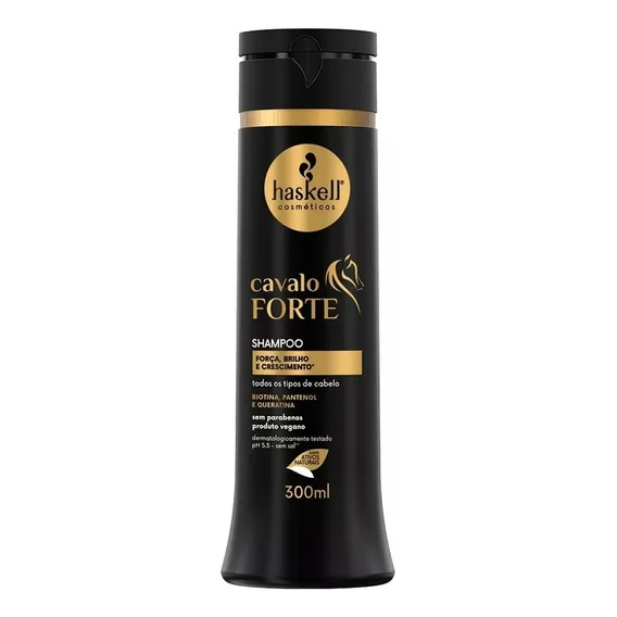 Shampoo Cavalo Forte Haskell 300ml Força Brilho E Proteção Foto 1