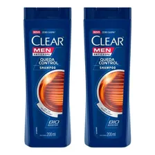 Shampoo Clear 200ml Controle Queda Men-kit C/2un Foto  mini 1