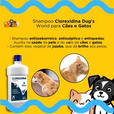 Shampoo Clorexidina Dug's World Clorexidina 500ml CĂŁes Foto mini 2