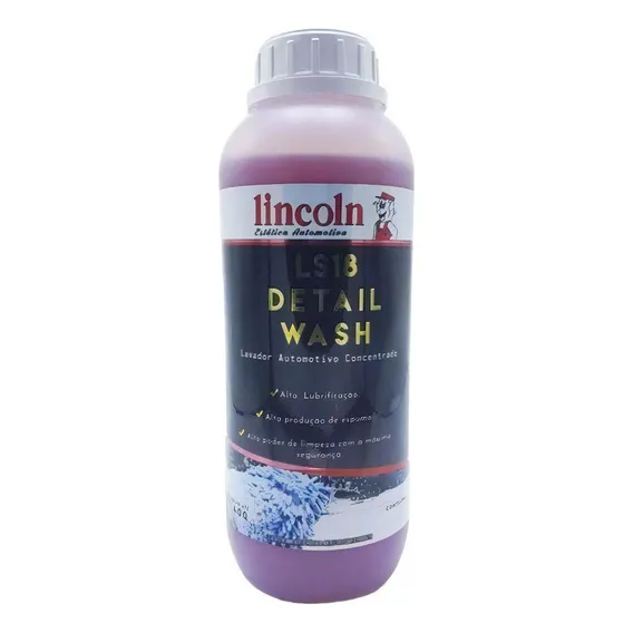 Shampoo Concentrado Ls18 Detail Wash Lavador 2l Lincoln Foto 1
