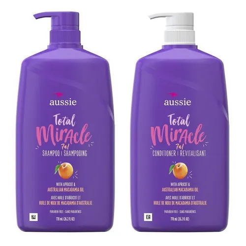 Shampoo + Condicionador Aussie 7n1 Total Miracle 778 - Kit Foto 1