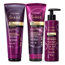 Shampoo, Condicionador e Creme de Pentear Eudora Siàge nutrição de 300mL Foto  mini 1