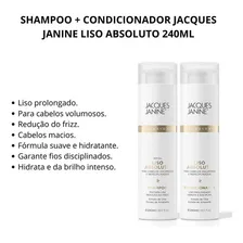 Shampoo + Condicionador Jacques Janine Liso Absoluto 240ml Foto mini  2