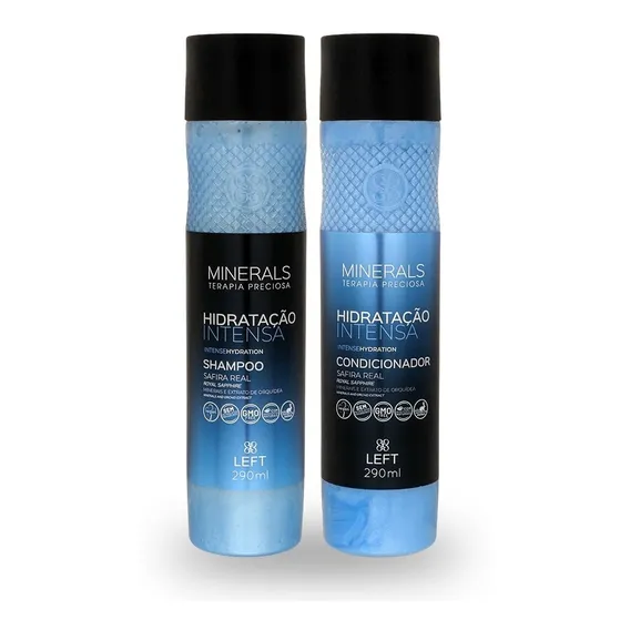 Shampoo & Condicionador Left Cosméticos Minerals 580mL Foto 1